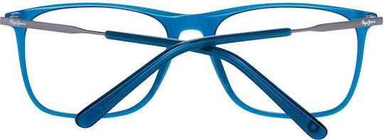 Pepe Jeans Männlich Brillenrahmen Blau PJ3463-C4