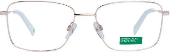 Benetton Metallisch Brillenrahmen Gold BEO3029 400