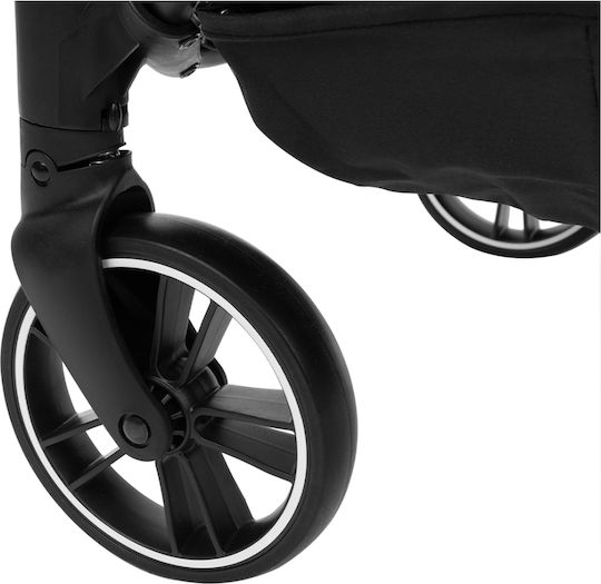 Kikka Boo Happy 2 Double Stroller Suitable for Newborn Black 11.5kg