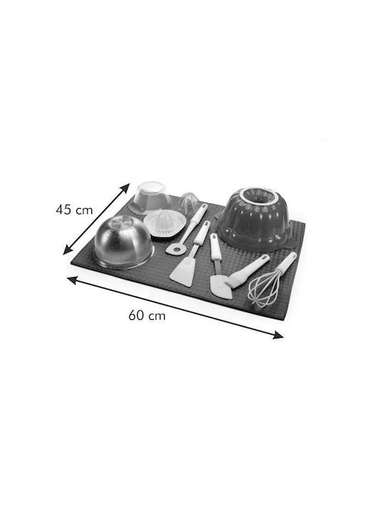 Tescoma Draining Mat Plastic in Gray Color 60x45cm