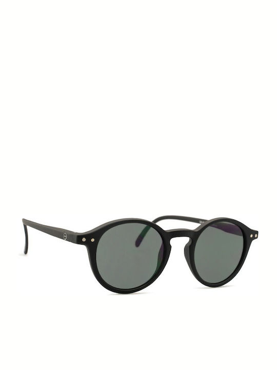 Izipizi #d Στρογγυλά Παιδικά Γυαλιά Ηλίου Black για 5-10 Ετών