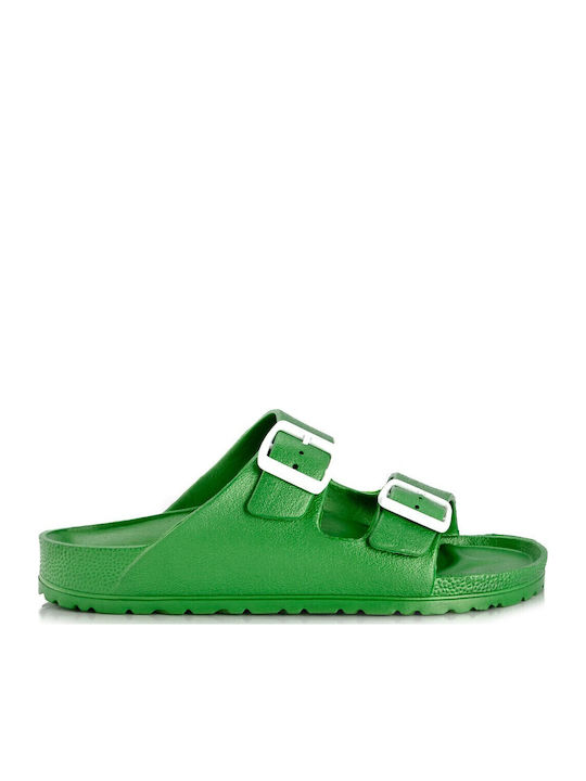 Sea 01 Women's Flip Flops in Style Sandals in Green Color