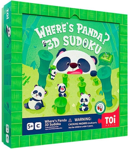 Настолна игра Where's Panda 5+ години (EN) Toi World