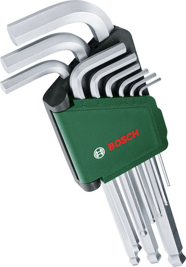 Bosch Σετ 9 Κλειδιά Allen