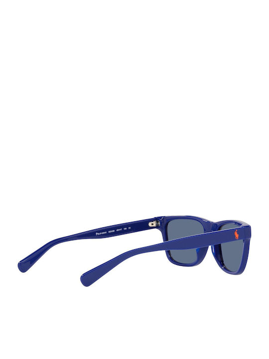 Ralph Lauren Quadratische Kinder-Sonnenbrillen Blau