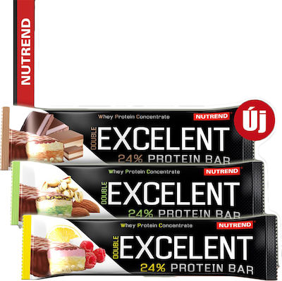 Nutrend Excelent Bar with 24% Protein & Flavor Lemon Curd Rasberry Cranberries 85gr