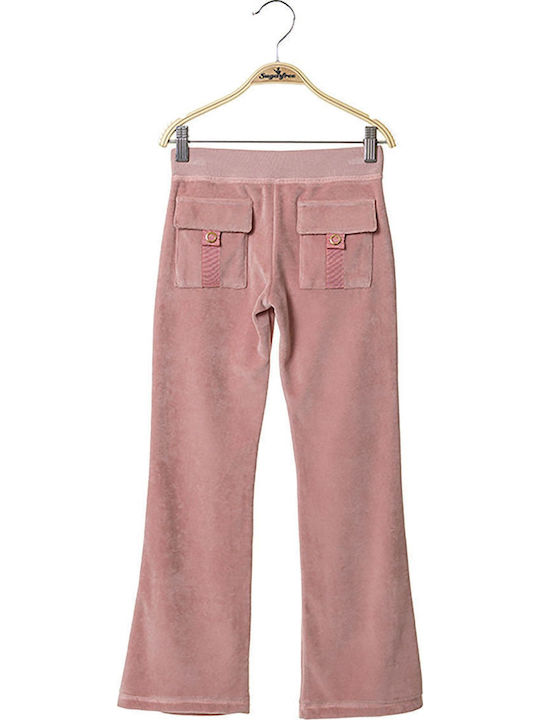 Kids Sweatpants With Jacket Pink