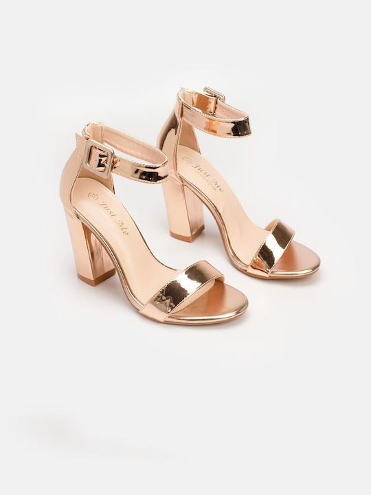 InShoes Damen Sandalen in Gold Farbe