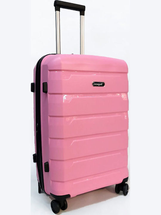 Diplomat Mittlerer Diplomat Die Möwen-Kollektion Hart Rosa Reisegepäck mit 4 Rädern Höhe 66cm