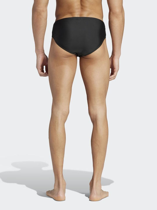 adidas Solid Swim Ανδρικό Μαγιό Slip Μαύρο
