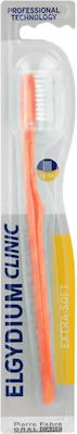 Elgydium Clinic 15/100 Manual Toothbrush Extra Soft Orange 1pcs