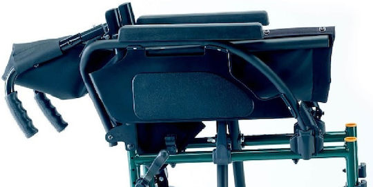 Sunrise Medical Breezy Premium 24 Wheelchair 24 Inches with Semi-folding Back Semi-folding Back with Compact Wheels 46cm Navy Blue