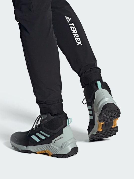 adidas Eastrail 2.0 Mid Rain.Rdy Men's Hiking Boots Waterproof Core Black / Semi Flash Aqua / Preloved Yellow