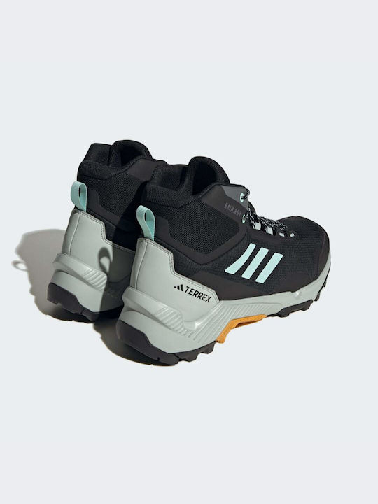 adidas Eastrail 2.0 Mid Rain.Rdy Men's Hiking Boots Waterproof Core Black / Semi Flash Aqua / Preloved Yellow