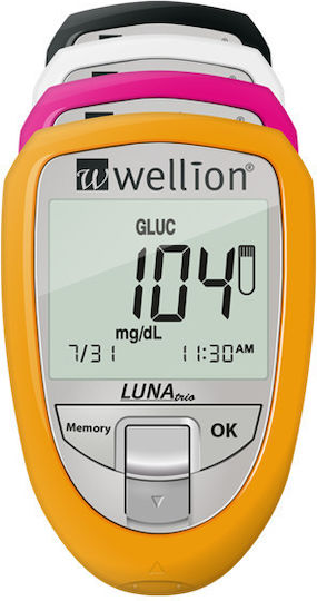 Wellion Luna Trio Glucose Meter Yellow