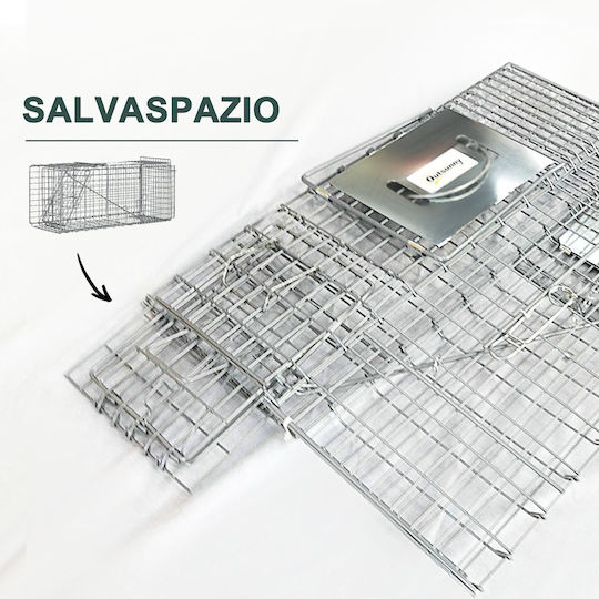 Outsunny Κλουβί από Μέταλλο 66x24x30.5cm AB0-018V00SR