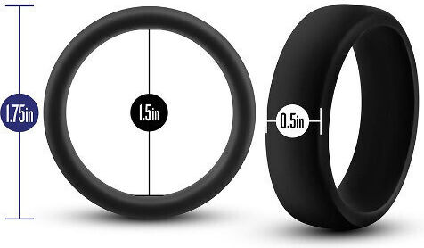 Blush Performance Silicone Go Pro Cock Ring Black