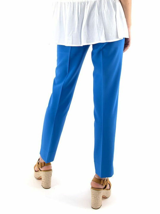 MY T Women's Chino Trousers in Regular Fit Blue