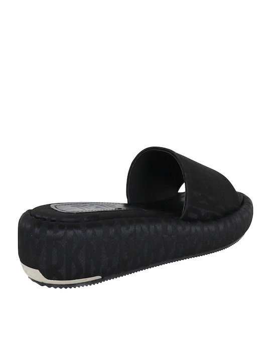 Gracen Women's Leather Platform Wedge Sandals Black