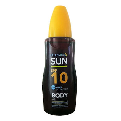 Helenvita Sun Waterproof Crema protectie solara Ulei pentru Corp SPF10 în Spray 200ml