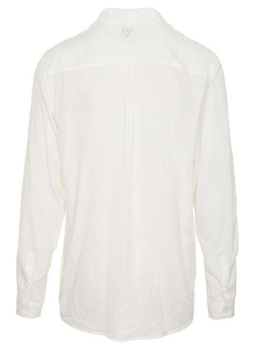 Nineteen Apparel Club Men's Shirt Long Sleeve White