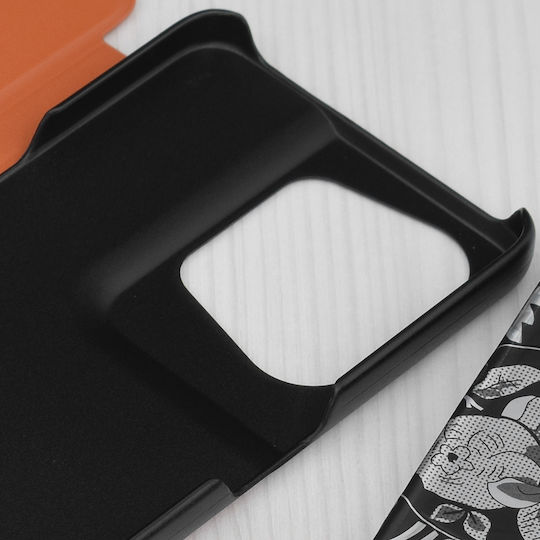 Techsuit Efold Buchen Sie Kunststoff Orange (Oppo Reno8 Pro eFold Serie - Orange)