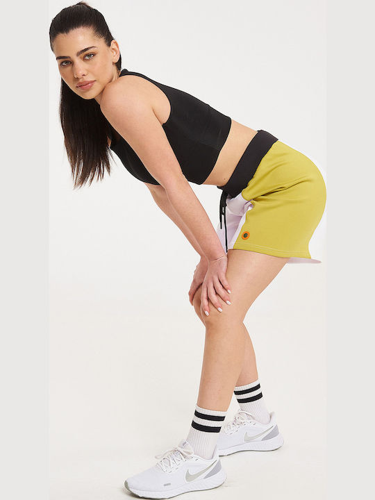 Hanae Women's Sporty Shorts Yellow