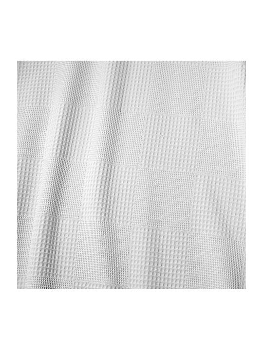 Lino Home Renk Pique Blanket Single 170x240cm White