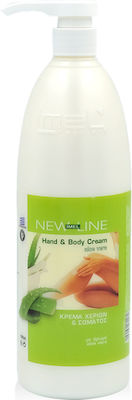 Imel Hand & Body Cream Ενυδατική Κρέμα Σώματος με Aloe Vera 1000ml