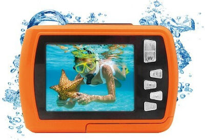 EasyPix W2024 Kompakte Kamera 16MP mit Bildschirmgröße 2.4" und Videoauflösung 1280 x 720 Pixel Orange