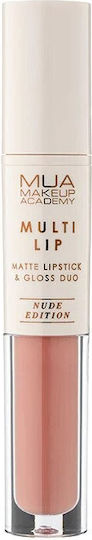 MUA Multi Lip Duo Nude Edition Дълготраен Течен Червило Матов Мока 3.2gr