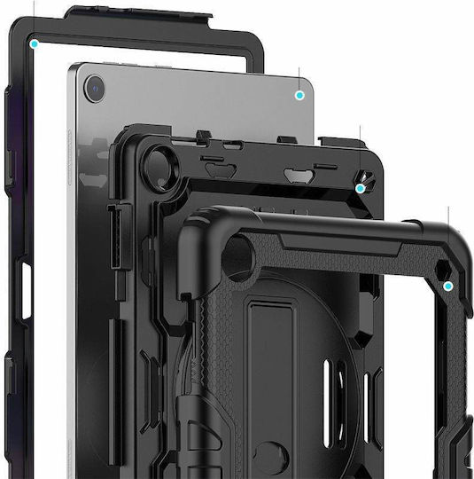 Tech-Protect Solid360 Umschlag Rückseite Schware (Lenovo Tab M10 (3. Gen.) 10,1" TB-328)