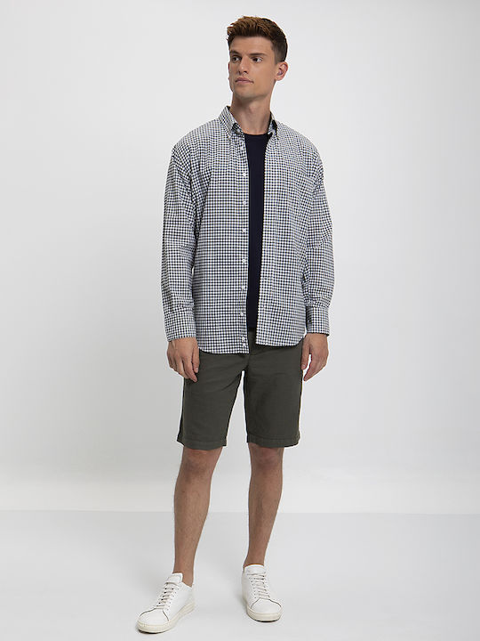 Checkered Button Down Comfort Fit Winfield Grey Checkered