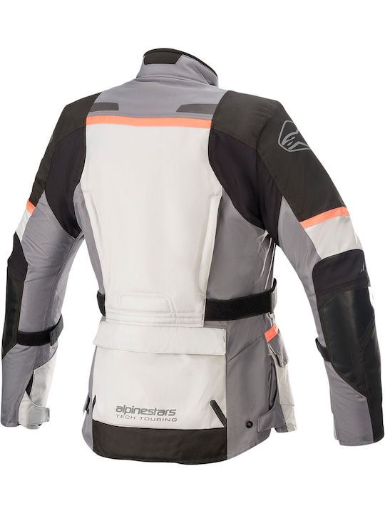 Alpinestars Stella Andes V3 Drystar Χειμερινό Γυναικείο Μπουφάν Μηχανής Αδιάβροχο Ice Grey/Dark Grey/Black/Charcoal