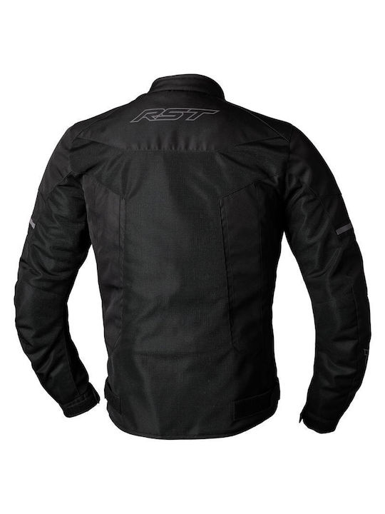 RST Textile Pilot Evo Air Winter Herren Motorradjacke Wasserdicht Schwarz