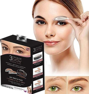 As Seen On TV Stencils Φρυδιών 3 Second Eyebrow Taupe Brown 3τμχ