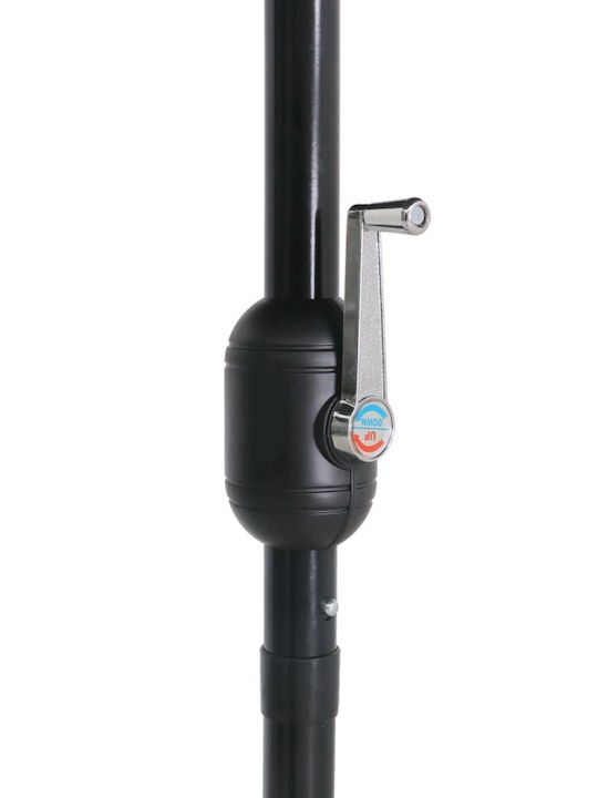 Umbrelă Rotundă Metalică Burgundy Φ3xÎnălțime2.22m
