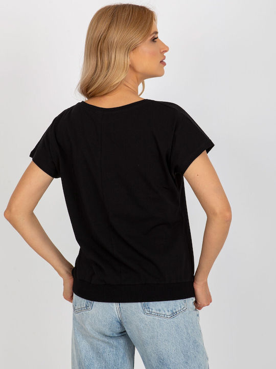 Rue Paris Femeie Tricou Negru