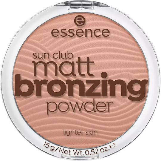 Essence Sun Club Matt Bronzing Powder Бронзираща пудра 01 Естествени 15гр