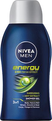 Nivea Energy Shower Gel for Men for Body , Face & Hair 50ml