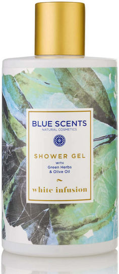 Blue Scents White Infusion Αφρόλουτρο σε Gel με Ελαιόλαδο & Άρωμα Πράσινο Τσάι 250ml