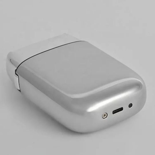 Barber Icon Full Metal Zero Lithium Silver Foil Electric Shaver Face / Body Rechargeable