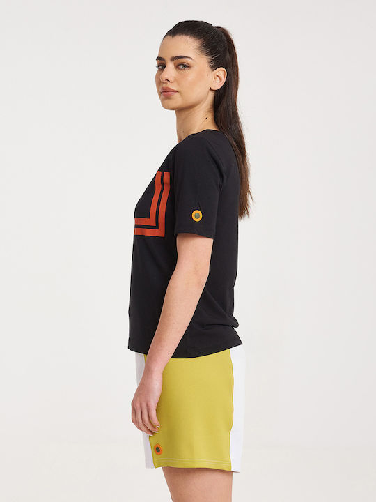 Hiroko Γυναικείο T-shirt Μαύρο