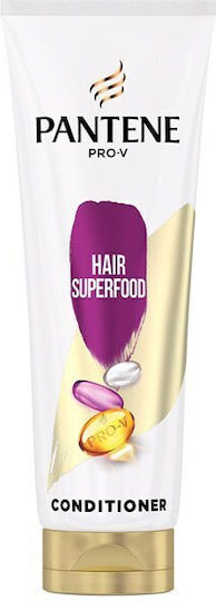 Pantene Hair Superfood Conditioner Reconstruction/Nourishment for All Hair Types 220ml