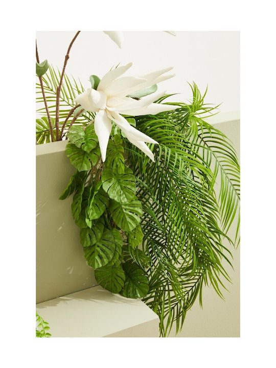Dekorative künstliche Pflanze Monstera Grün 95cm Bizzotto