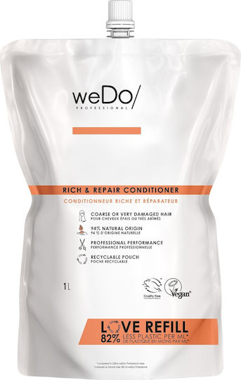 Wedo Rich and Repair Conditioner Reconstruction/Nourishment for All Hair Types 1000ml
