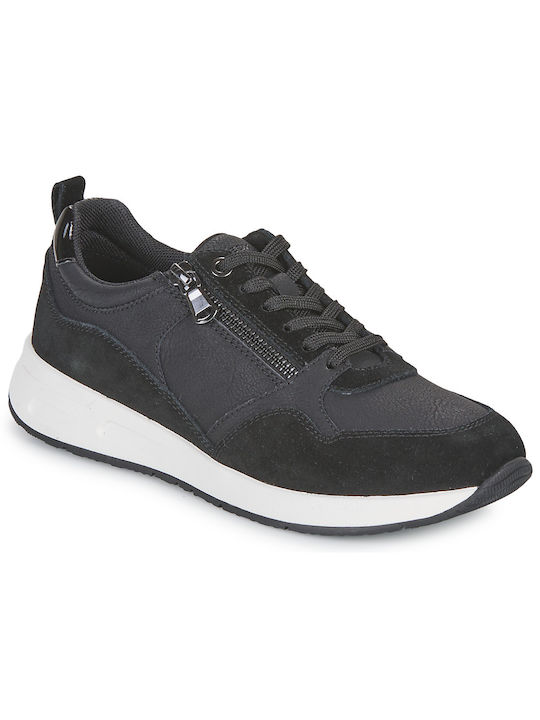 Geox D Bulmya Damen Sneakers Schwarz