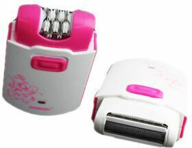 Kemei Αποτριχωτική Μηχανή Epilator για το Σώμα KM-2219 Λευκή / Φούξια