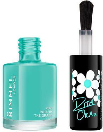 Rimmel 60 Seconds Super Shine Nail Polish By Rita Ora Lac de Unghii de Lungă Durată Uscare rapidă Turcoaz 8ml