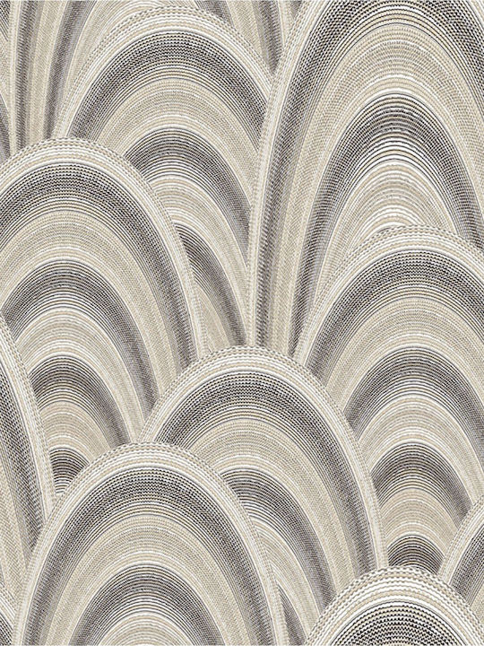 Wallpaper Moderna Vinyl Beige/Black L1005xW106cm